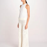 pantalone in crochet SANTY ECRU ba&sh 