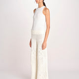 pantalone in crochet SANTY ECRU ba&sh 
