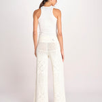 pantalone in crochet SANTY ECRU ba&sh 