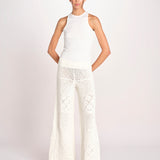 pantalone in crochet SANTY ECRU ba&sh 