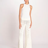 pantalone in crochet SANTY ECRU ba&sh 