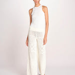 pantalone in crochet SANTY ECRU ba&sh 