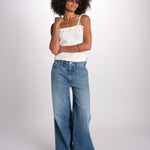 top in crochet SELA ECRU ba&sh 