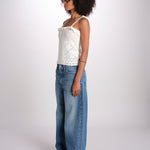 top in crochet SELA ECRU ba&sh 