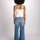 top in crochet SELA ECRU ba&sh 