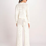 maglia in crochet SORIA ECRU ba&sh 