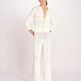 maglia in crochet SORIA ECRU ba&sh 