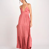 abito lungo con anello WASTA BLUSH ba&sh 