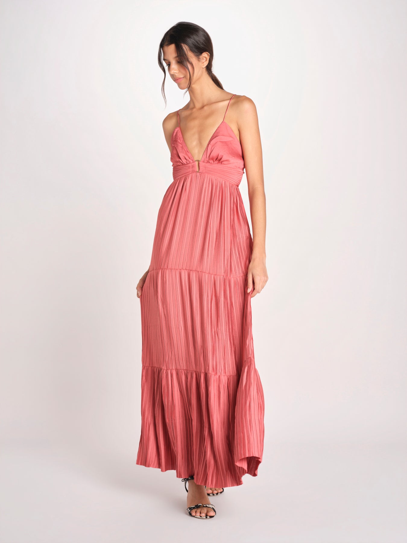 abito lungo con anello WASTA BLUSH ba&sh 
