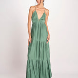 abito lungo con anello WASTA VERT ba&sh 