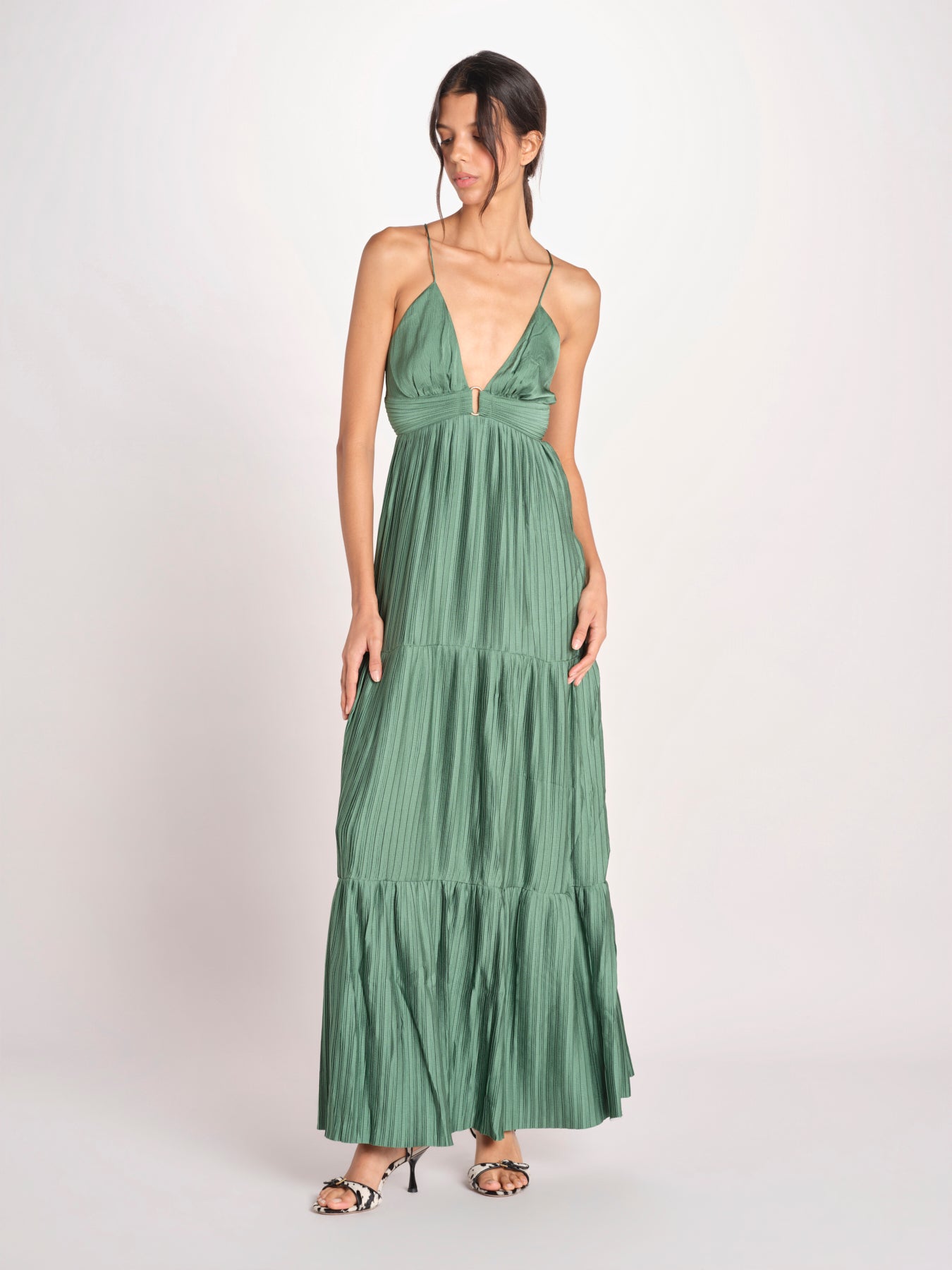 abito lungo con anello WASTA VERT ba&sh 