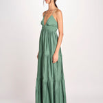 abito lungo con anello WASTA VERT ba&sh 