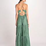 abito lungo con anello WASTA VERT ba&sh 