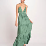 abito lungo con anello WASTA VERT ba&sh 