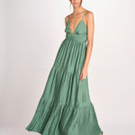 abito lungo con anello WASTA VERT ba&sh 