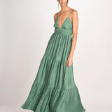 abito lungo con anello WASTA VERT ba&sh 