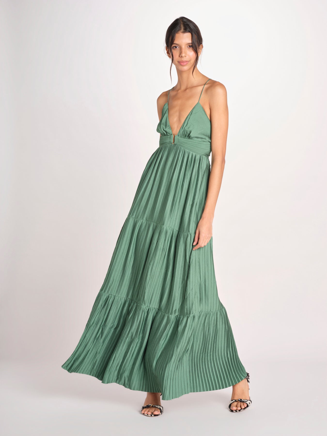 abito lungo con anello WASTA VERT ba&sh 