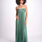 abito lungo plisse WILLOW VERT ba&sh 