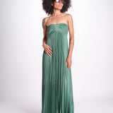 abito lungo plisse WILLOW VERT ba&sh 