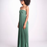 abito lungo plisse WILLOW VERT ba&sh 