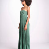abito lungo plisse WILLOW VERT ba&sh 