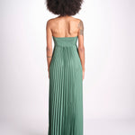 abito lungo plisse WILLOW VERT ba&sh 