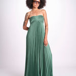 abito lungo plisse WILLOW VERT ba&sh 