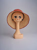 CAPELINE cappello in paglia bicolor
