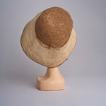 CAPELINE cappello in paglia bicolor DEMI CAPELINE CROCHET 01BG196 MA bagatelle france 