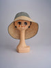 CAPELINE cappello in paglia bicolor