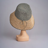 CAPELINE cappello in paglia bicolor DEMI CAPELINE CROCHET 01BG196 MULTI bagatelle france 