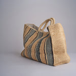 RHEA borsa in paglia a righe grandi SAC RHEA 01BG475 MULTI bagatelle france 