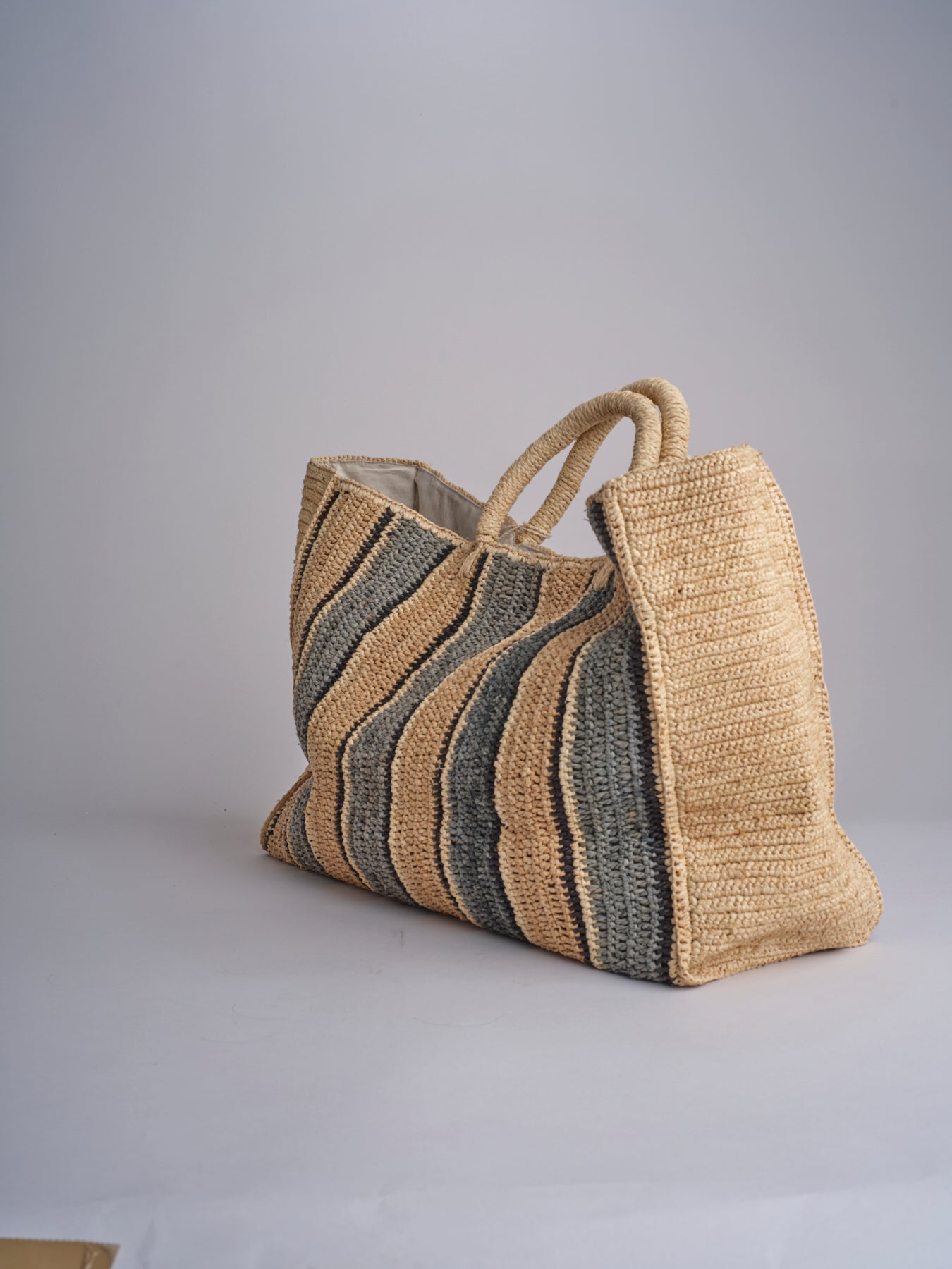 RHEA borsa in paglia a righe grandi SAC RHEA 01BG475 MULTI bagatelle france 
