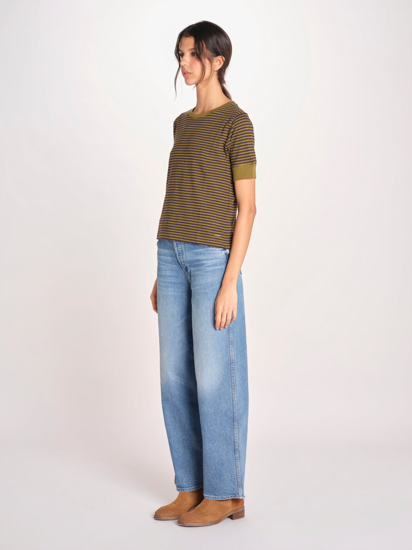 t-shirt a righe CIAS T1546_PS26 STB STRIPE B bellerose 