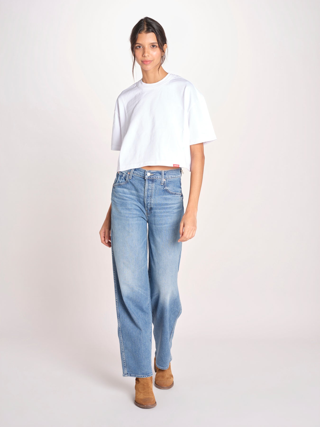 t-shirt over doppio colletto FAN T1817_PS26 010 WHITE bellerose 
