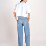 t-shirt over doppio colletto FAN T1817_PS26 010 WHITE bellerose 