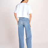 t-shirt over doppio colletto FAN T1817_PS26 010 WHITE bellerose 