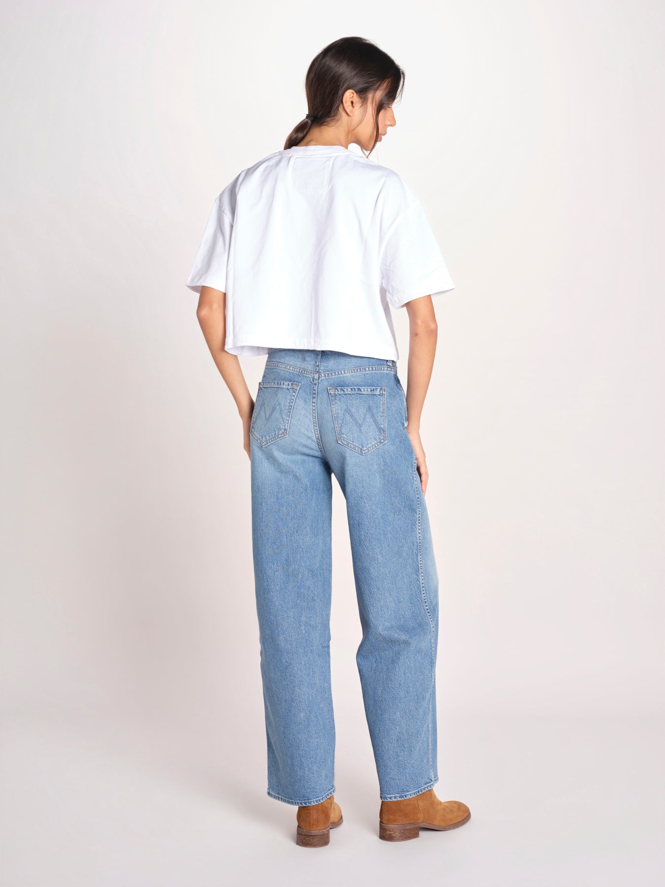 t-shirt over doppio colletto FAN T1817_PS26 010 WHITE bellerose 