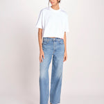 t-shirt over doppio colletto FAN T1817_PS26 010 WHITE bellerose 