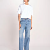 t-shirt over doppio colletto FAN T1817_PS26 010 WHITE bellerose 