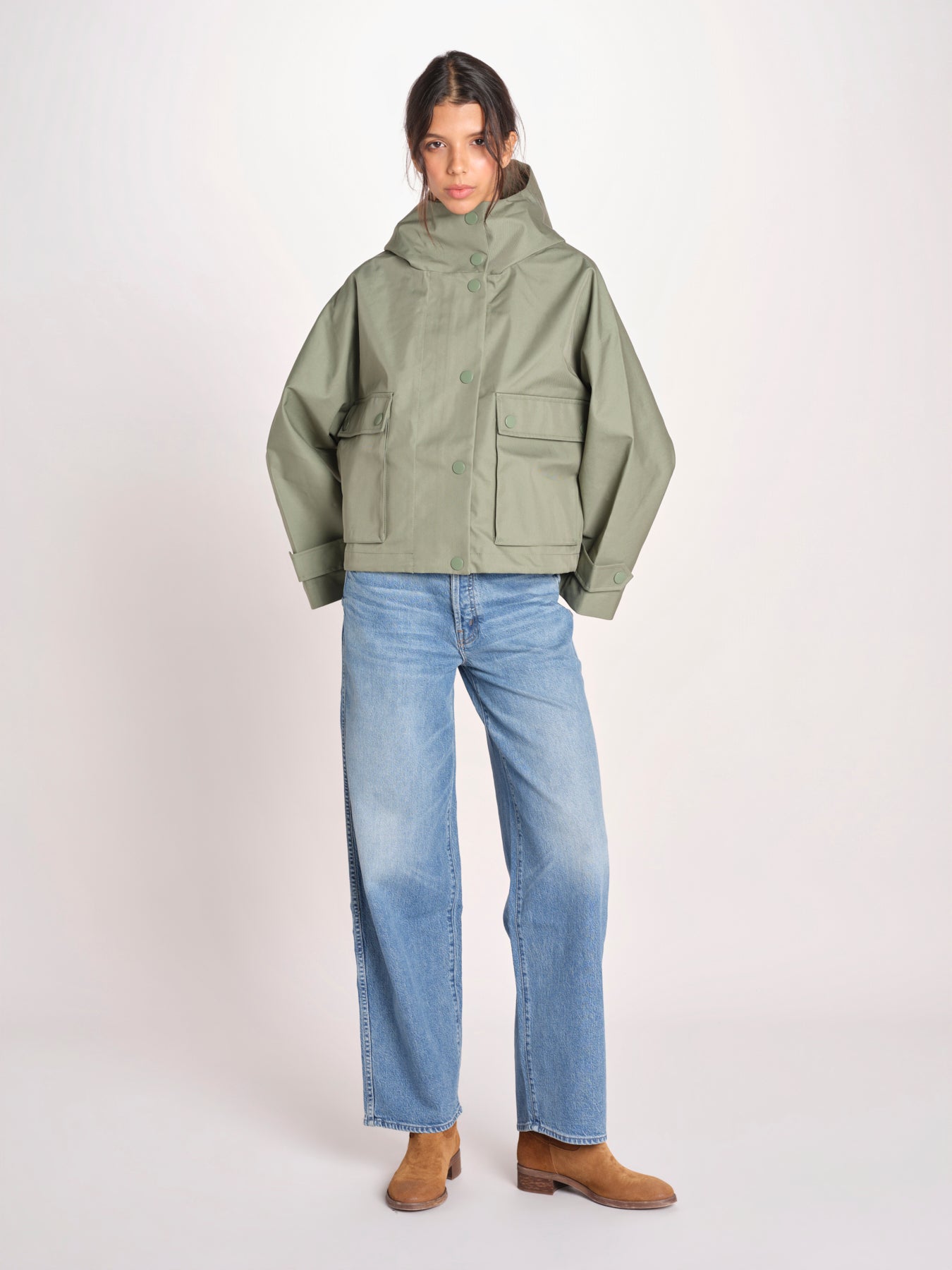 giacca nylon JENNA S P1839_PS26 948 EUCALIPTO bellerose 