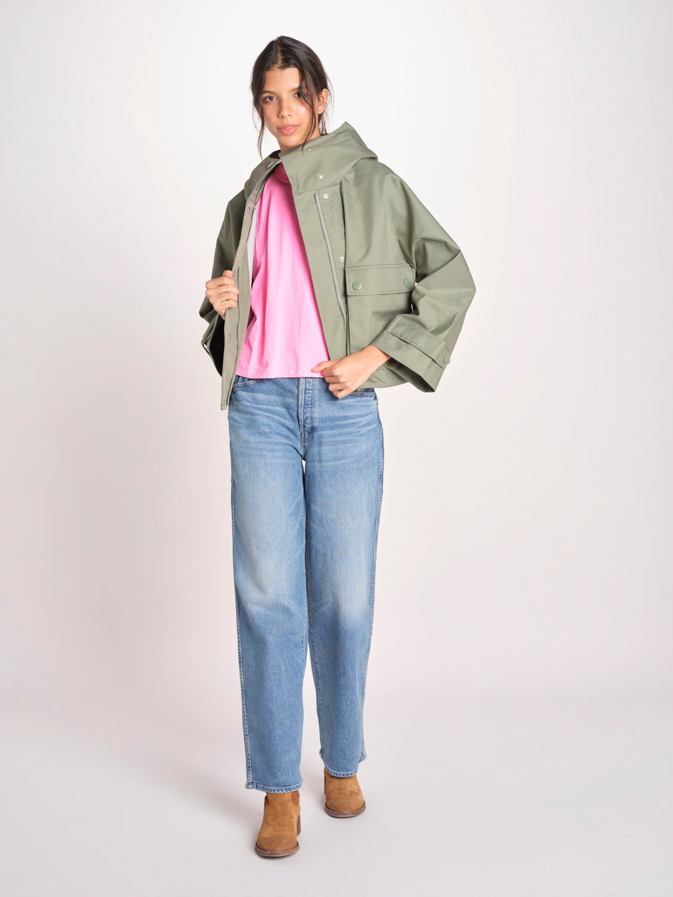 giacca nylon JENNA S P1839_PS26 948 EUCALIPTO bellerose 
