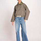 bomber in nylon JENNER P1840_PS26 167 SAGE bellerose 