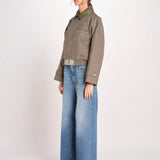 bomber in nylon JENNER P1840_PS26 167 SAGE bellerose 