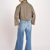 bomber in nylon JENNER P1840_PS26 167 SAGE bellerose 
