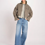 bomber in nylon JENNER P1840_PS26 167 SAGE bellerose 