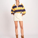 minigonna in vernice SOUR61 F1920_PS26 073 CREAM bellerose 