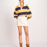 minigonna in vernice SOUR61 F1920_PS26 073 CREAM bellerose 