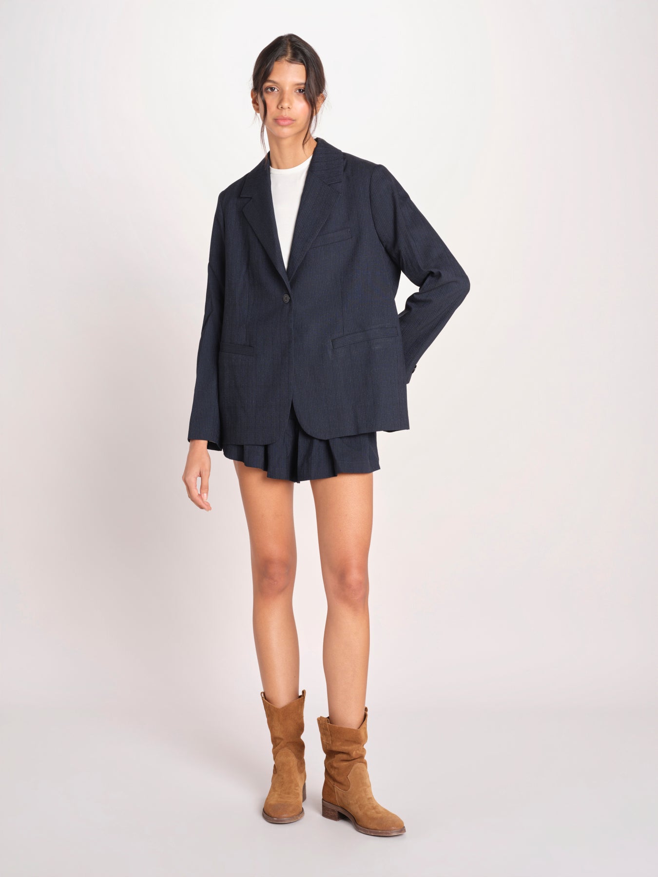 giacca gessata VALENTI S1123_PS26 STA STRIPE A bellerose 