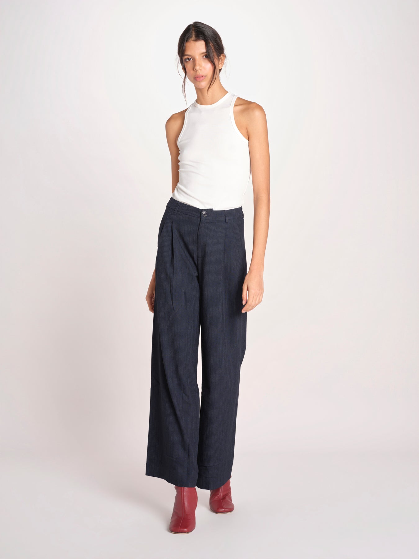 pantalone gessato VOLKERT61 S1123_PS26 STA STRIPE A bellerose 